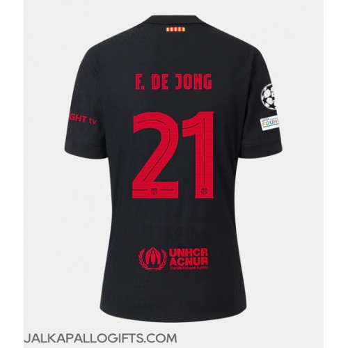 Barcelona Frenkie de Jong #21 Vieraspaita 2024-25 Lyhythihainen